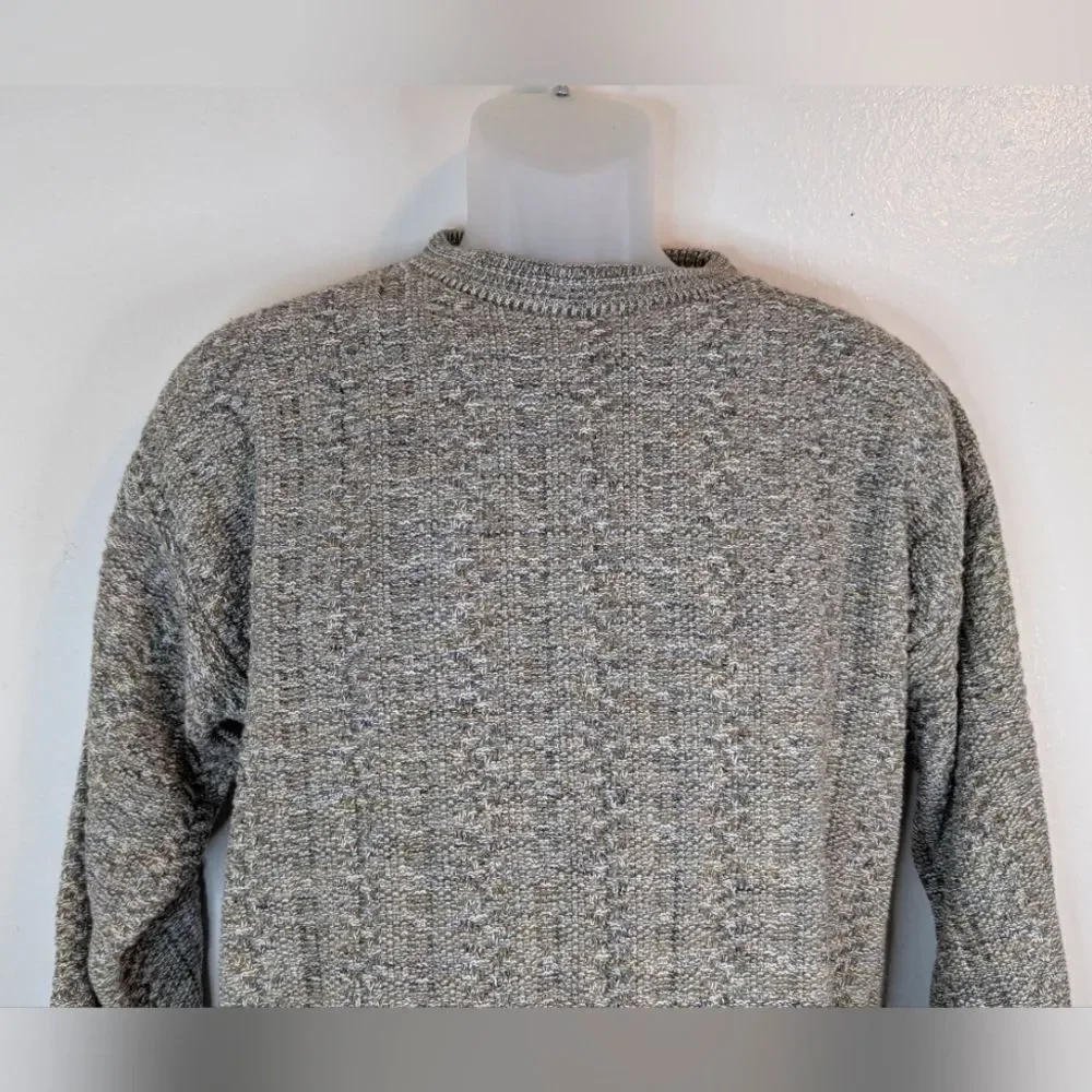 VTG Bill Blass Preppy Academia Grandpacore Cabincore Cozycore Knit Sweater S